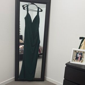Lulu's Deep Green Maxi Dress